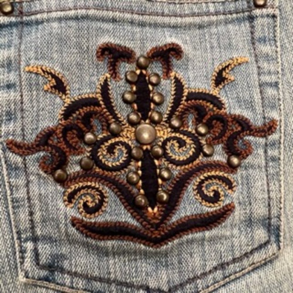 Spanner Women's Beaded Jeans 6